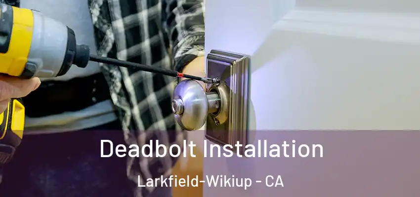 Deadbolt Installation Larkfield-Wikiup - CA
