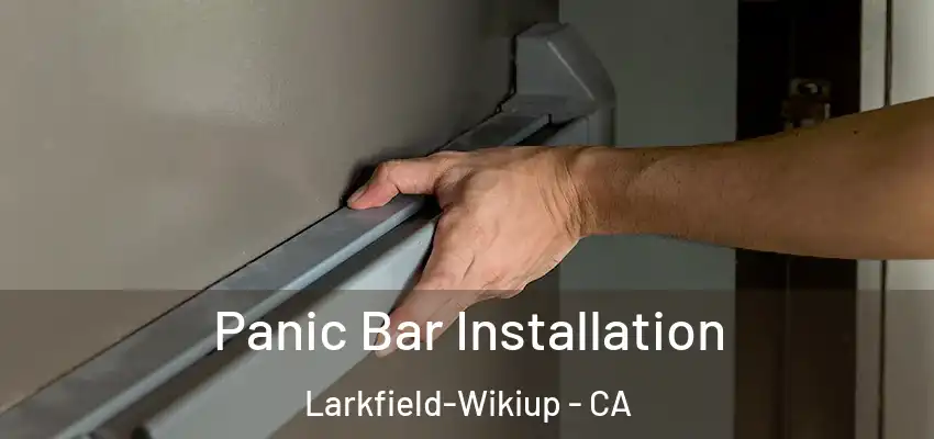 Panic Bar Installation Larkfield-Wikiup - CA